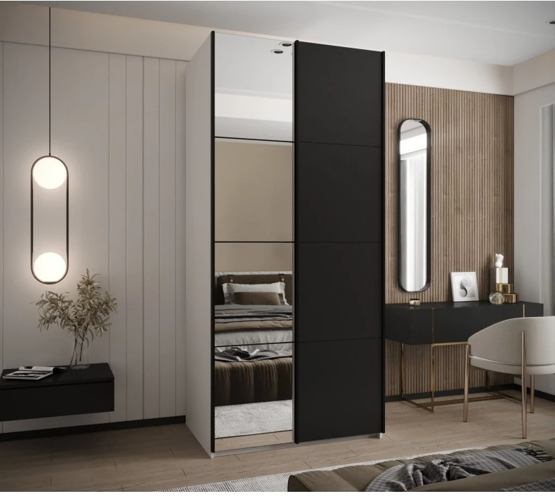 Posuvná skříň se zrcadlem Lux 3 120