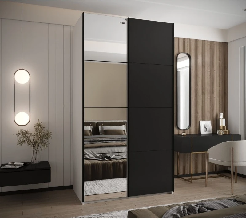 Posuvná skříň se zrcadlem Lux 3 130