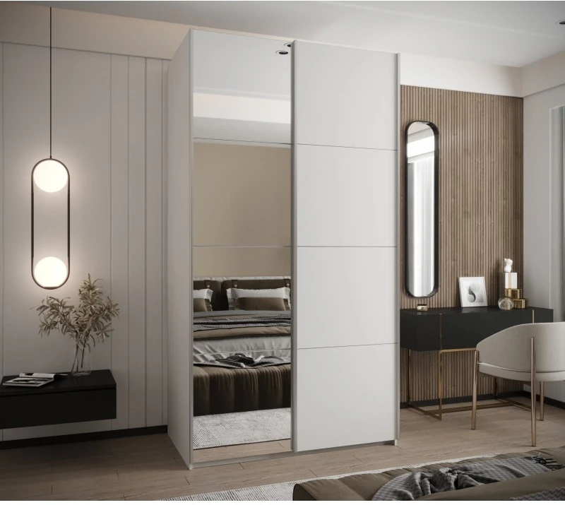 Posuvná skříň se zrcadlem Lux 3 130