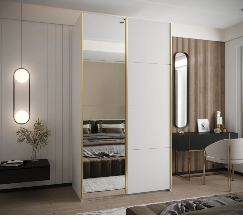 Posuvná skříň se zrcadlem Lux 3 130