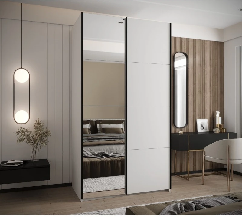 Posuvná skříň se zrcadlem Lux 3 130