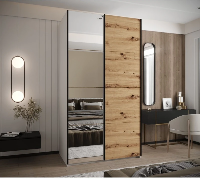 Szafa przesuwna z lustrem Lux 3 130