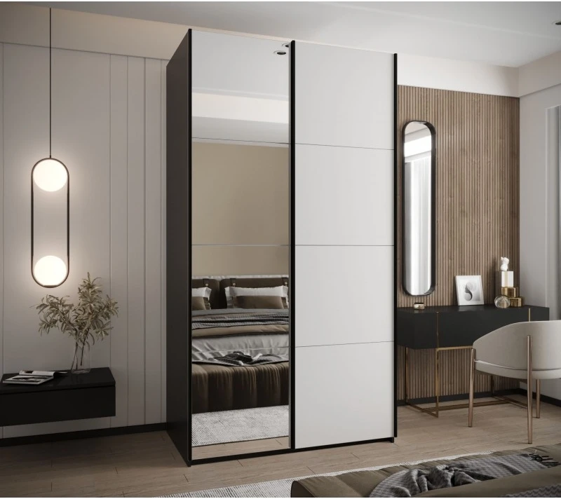 Posuvná skříň se zrcadlem Lux 3 140