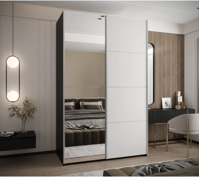 Posuvná skříň se zrcadlem Lux 3 160
