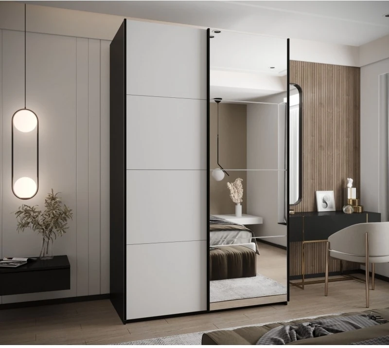 Posuvná skříň se zrcadlem Lux 3 160