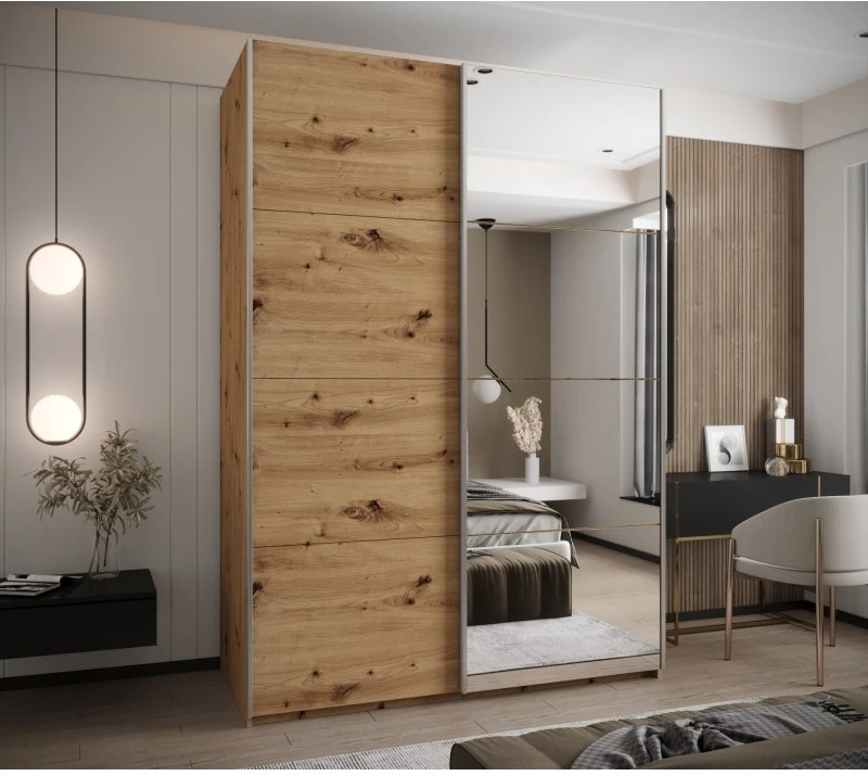 Posuvná skříň se zrcadlem Lux 3 170