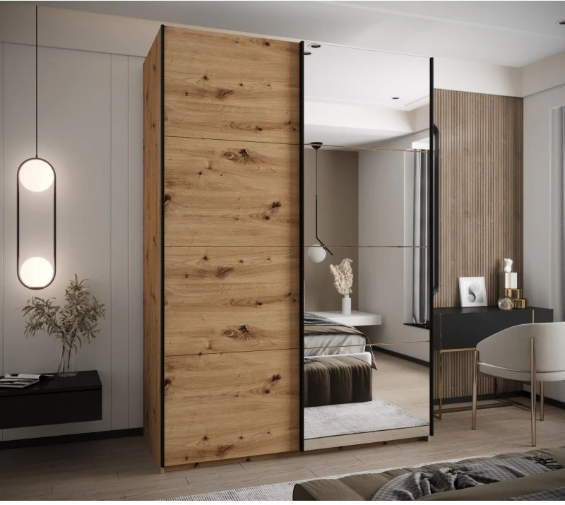Posuvná skříň se zrcadlem Lux 3 190