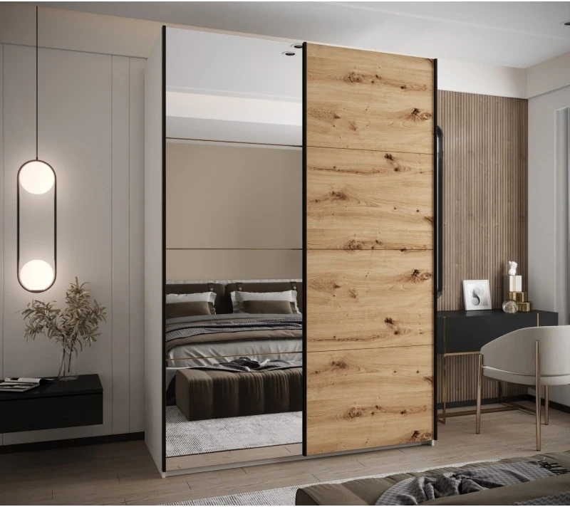 Posuvná skříň se zrcadlem Lux 3 190