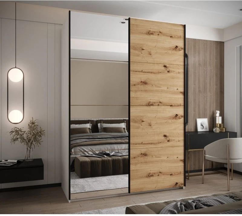Posuvná skříň se zrcadlem Lux 3 200