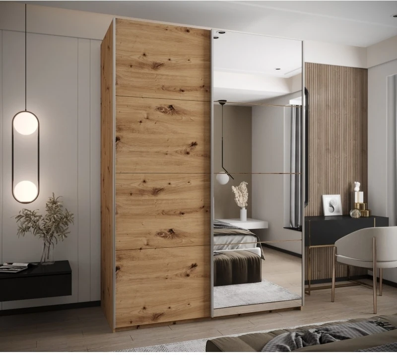 Posuvná skříň se zrcadlem Lux 3 200