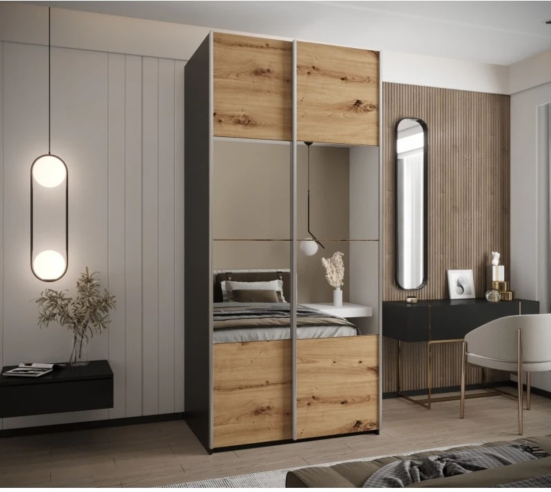 Szafa przesuwna z lustrem Lux 4 110
