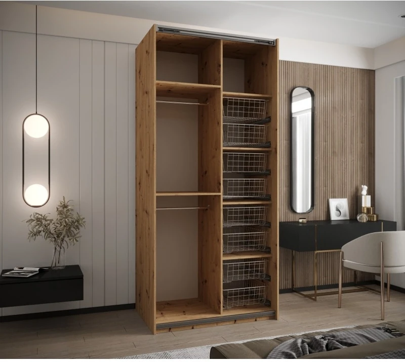 Szafa przesuwna z lustrem Lux 4 120