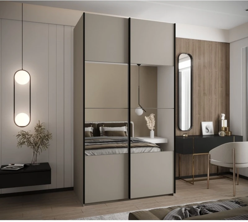 Szafa przesuwna z lustrem Lux 4 130