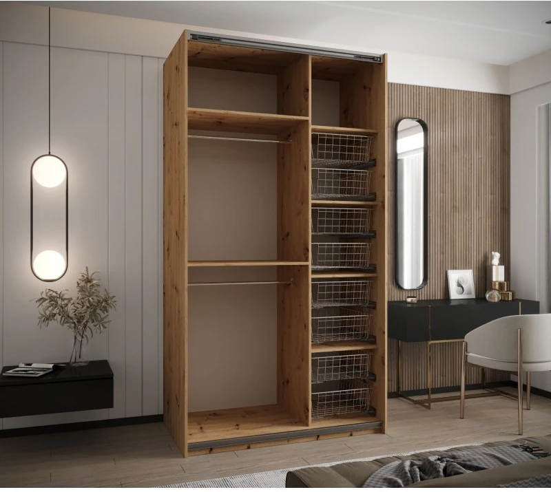 Szafa przesuwna z lustrem Lux 4 140