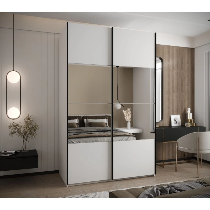 Posuvná skříň se zrcadlem Lux 4 150