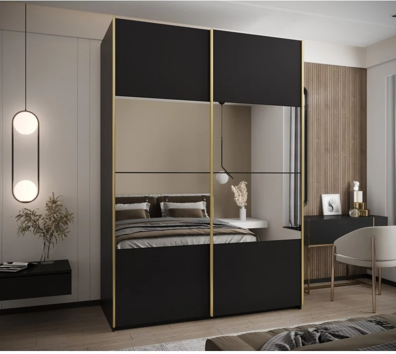 Posuvná skříň se zrcadlem Lux 4 170