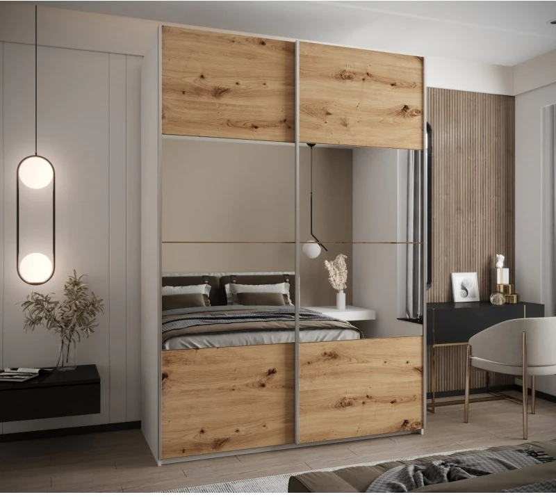 Szafa przesuwna z lustrem Lux 4 170