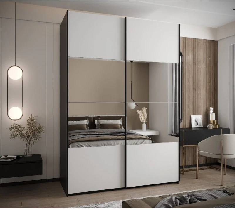 Posuvná skříň se zrcadlem Lux 4 190