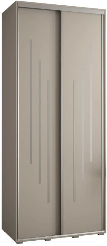 Szafa przesuwna wysoka Dakota 8 100 głębokość 45 cm wysokość 235,2 cm