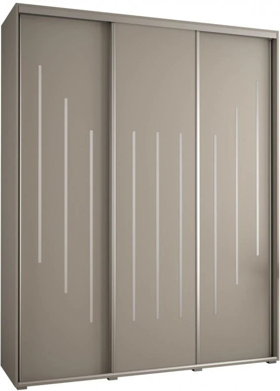 Szafa przesuwna wysoka Dakota 8 190 głębokość 45 cm wysokość 235,2 cm