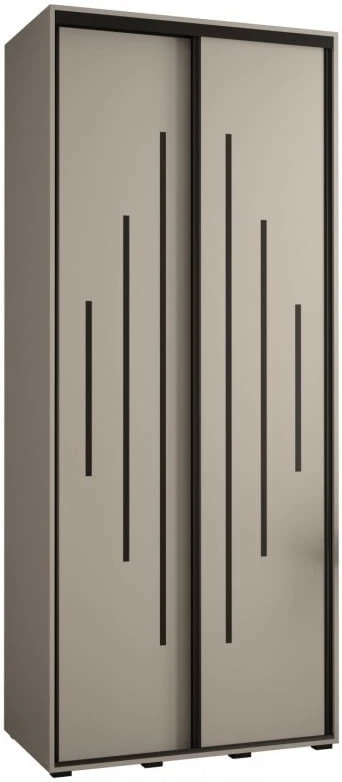 Szafa przesuwna wysoka Dakota 12 110 głębokość 60 cm wysokość 235,2 cm
