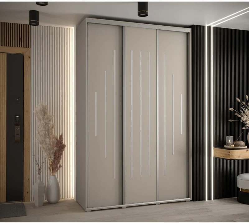Vysoká posuvná skříň Dakota 12 150 hloubka 60 cm výška 235,2 cm