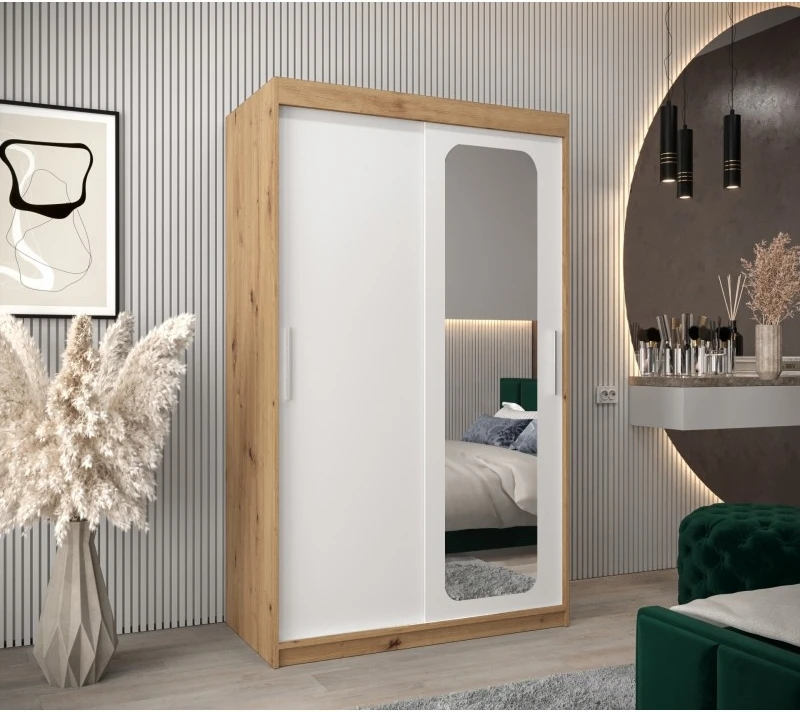 Posuvná skříň se zrcadlem Promo T2 120