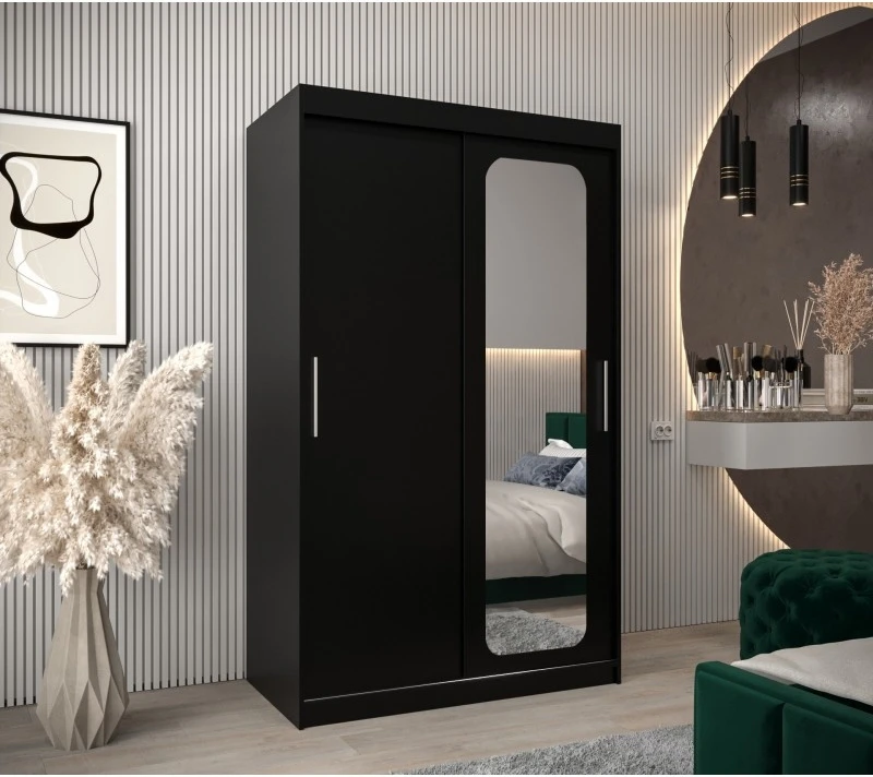 Posuvná skříň se zrcadlem Promo T2 120