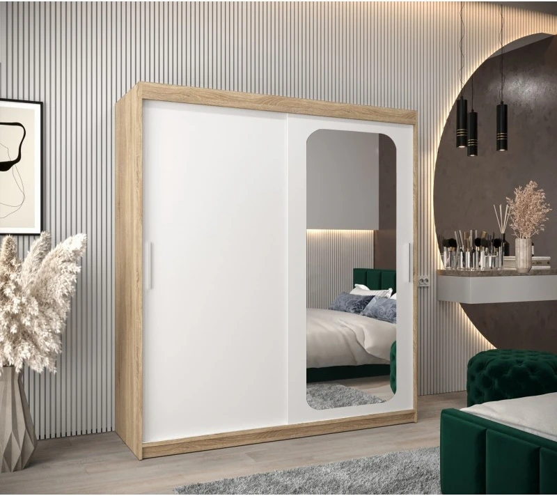 Posuvná skříň se zrcadlem Promo T2 180