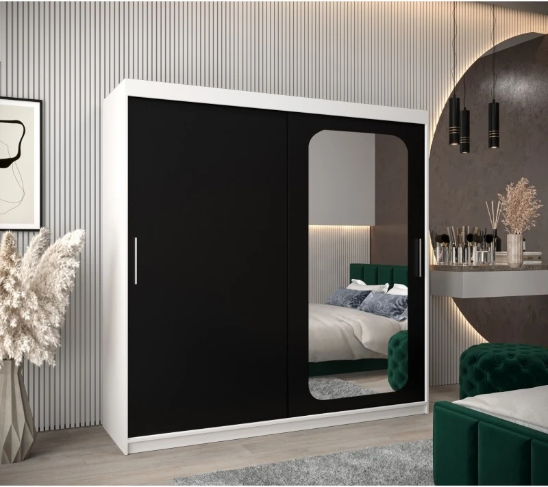 Posuvná skříň se zrcadlem Promo T2 200