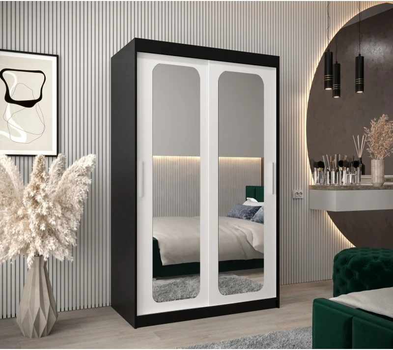 Posuvná skříň se zrcadlem Promo T3 120