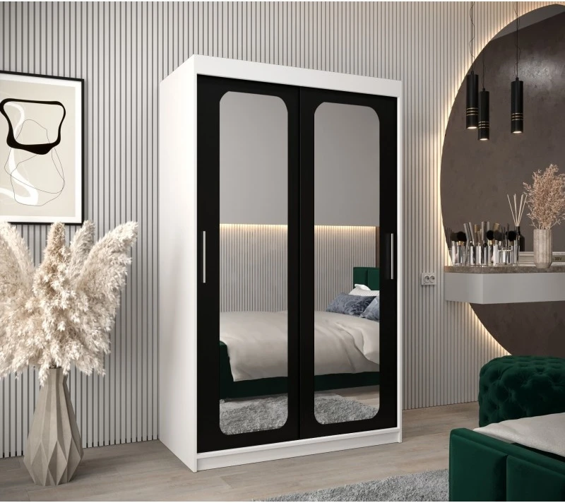 Posuvná skříň se zrcadlem Promo T3 120