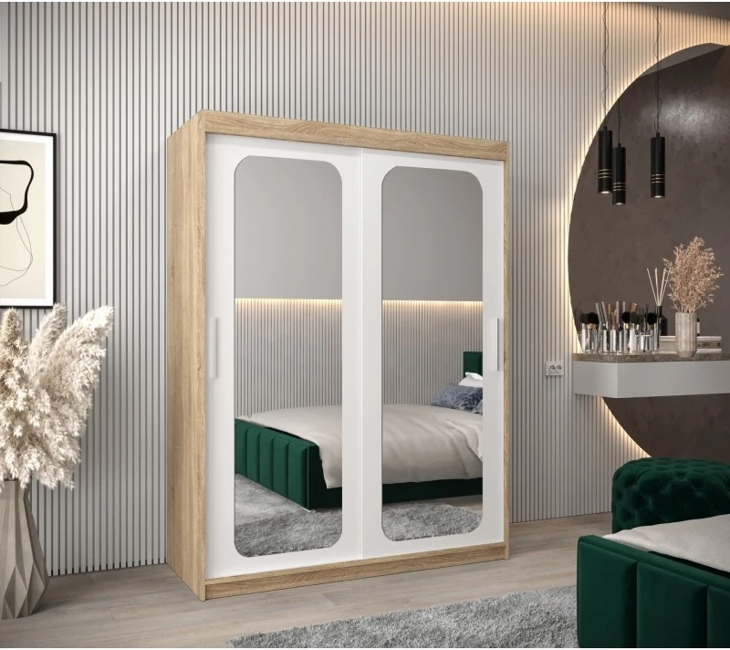 Posuvná skříň se zrcadlem Promo T3 150