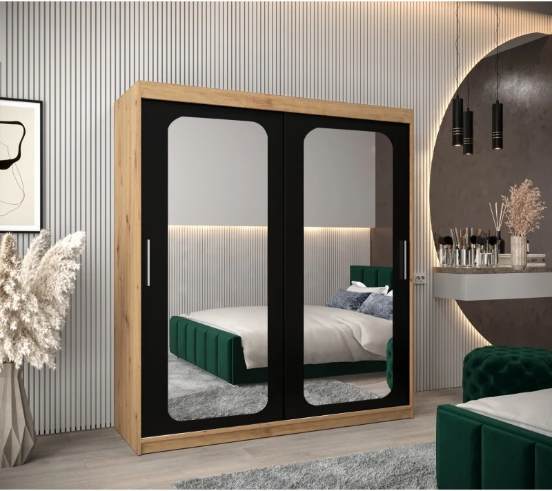 Posuvná skříň se zrcadlem Promo T3 180