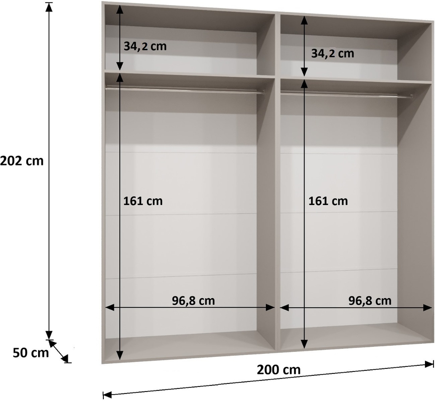 Skříň Alicante 1 200 cm