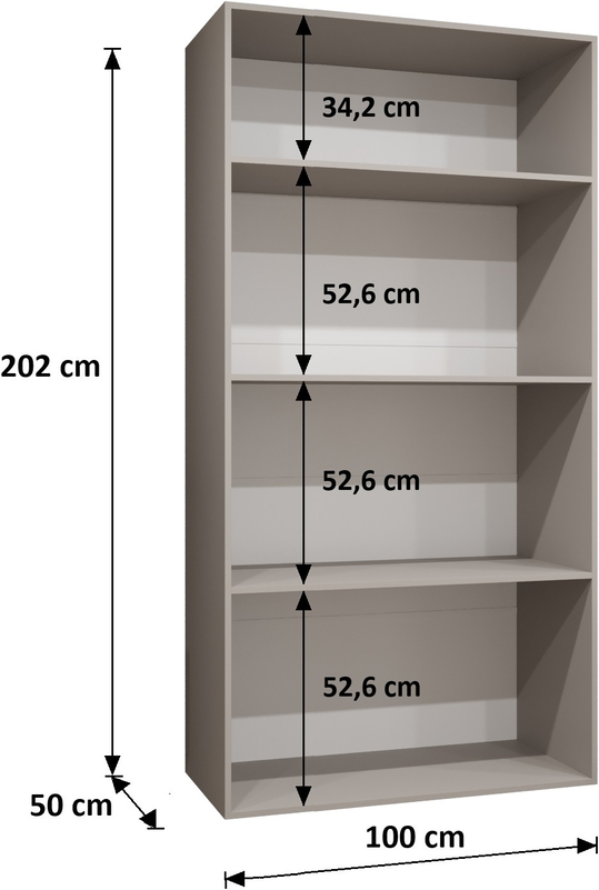 Šatní skříň Piano 1 100
