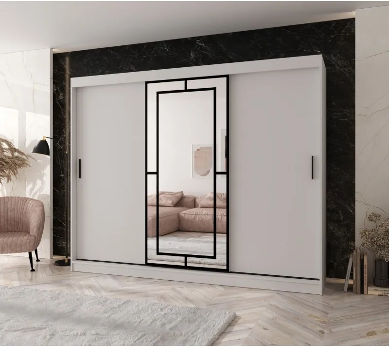 Šatní skříň s posuvnými dveřmi Modena 250 cm
