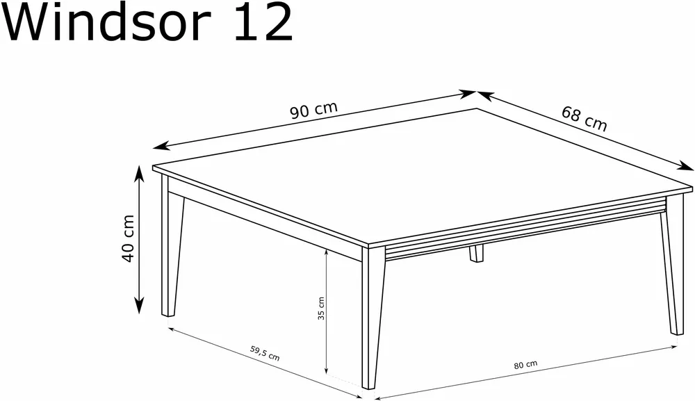 Konferenční stolek Windsor
