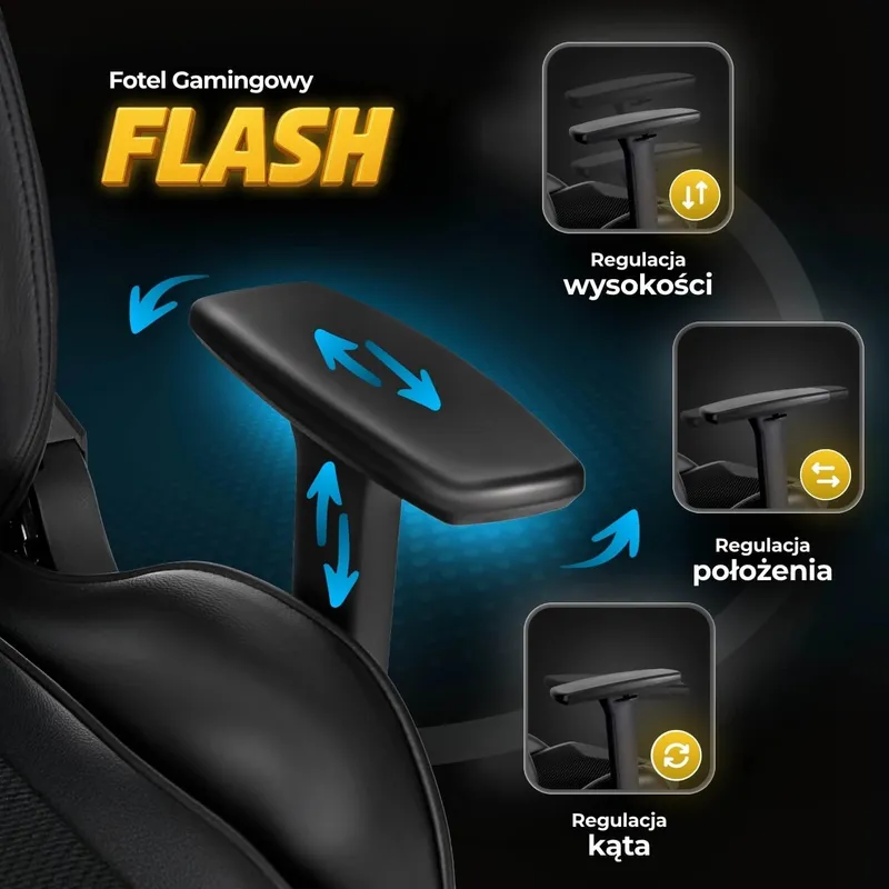 Otočné křeslo Flash