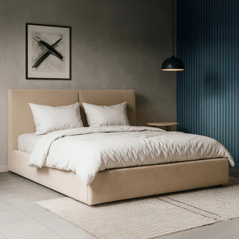 Postel Marsylia s úložným prostorem 160 cm