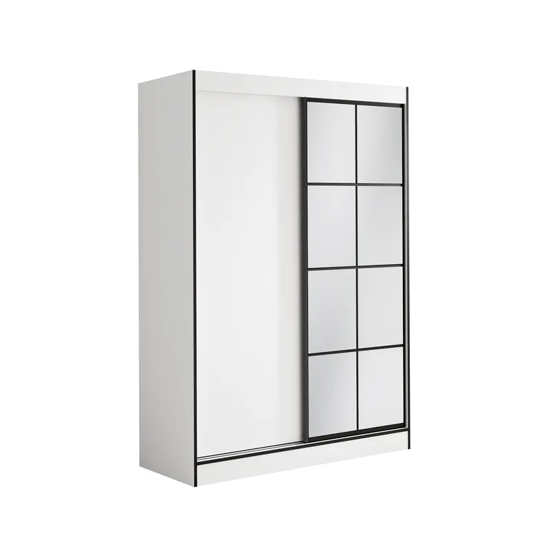 Skriňa s posuvnými dverami so zrkadlom Osgar 150 cm