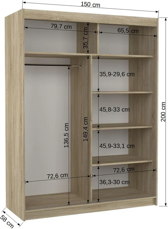 Szafa Max 150