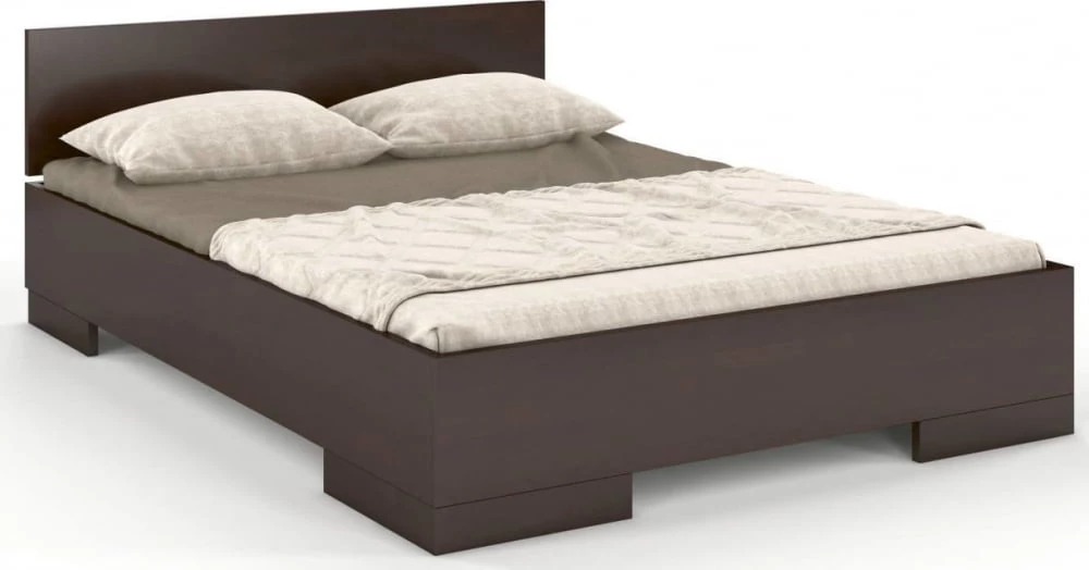 Łóżko drewniane bukowe do sypialni ze skrzynią na pościel Spectrum 120 maxi