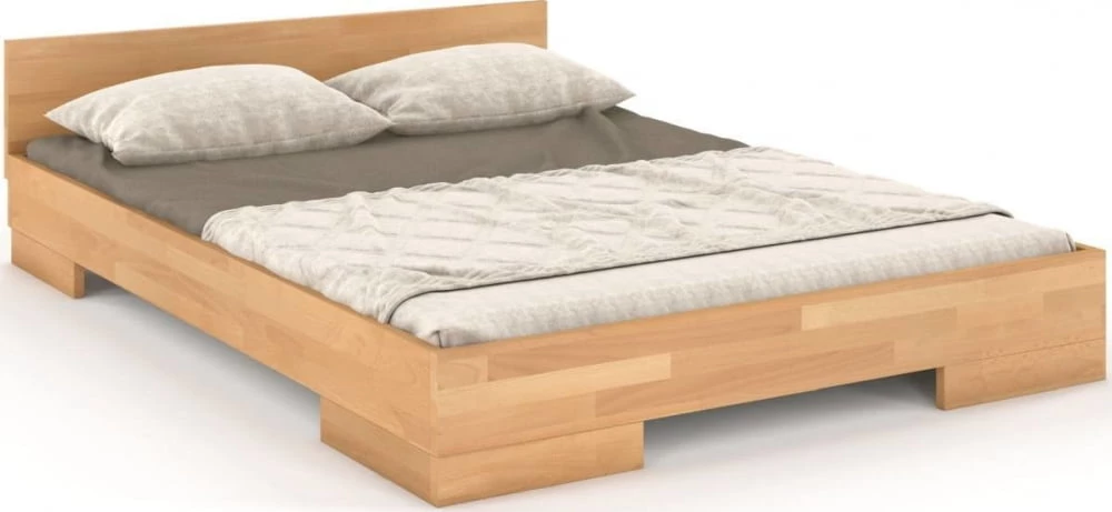 Łóżko drewniane bukowe do sypialni Spectrum 90 niskie