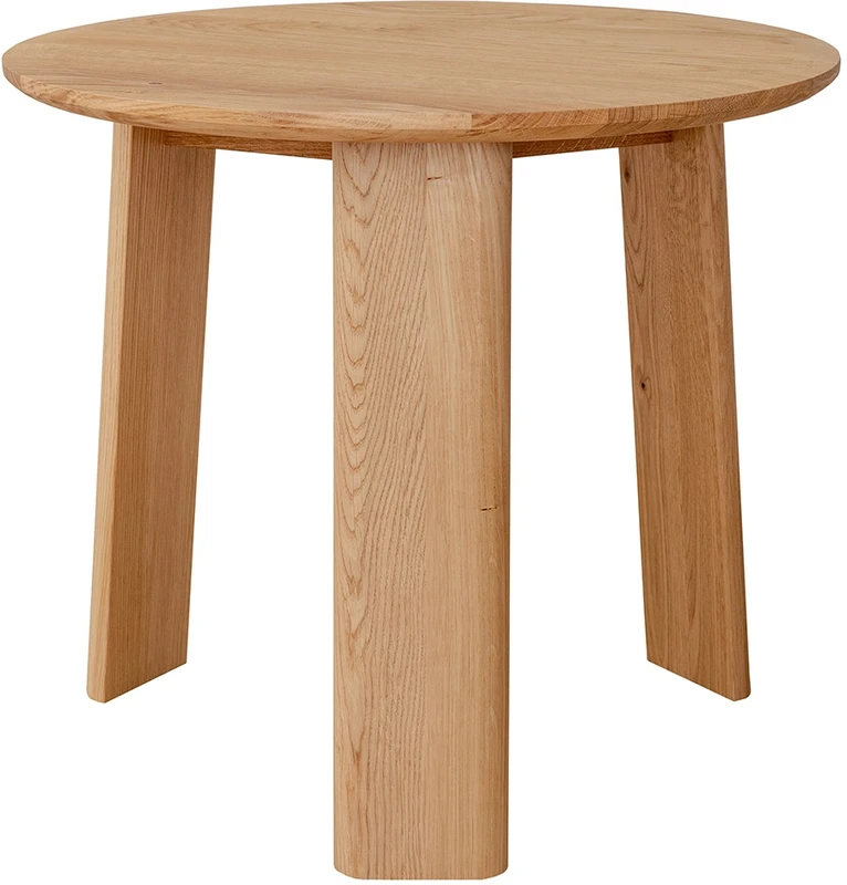 Stolik kawowy okrągły dębowy 51 cm Monti