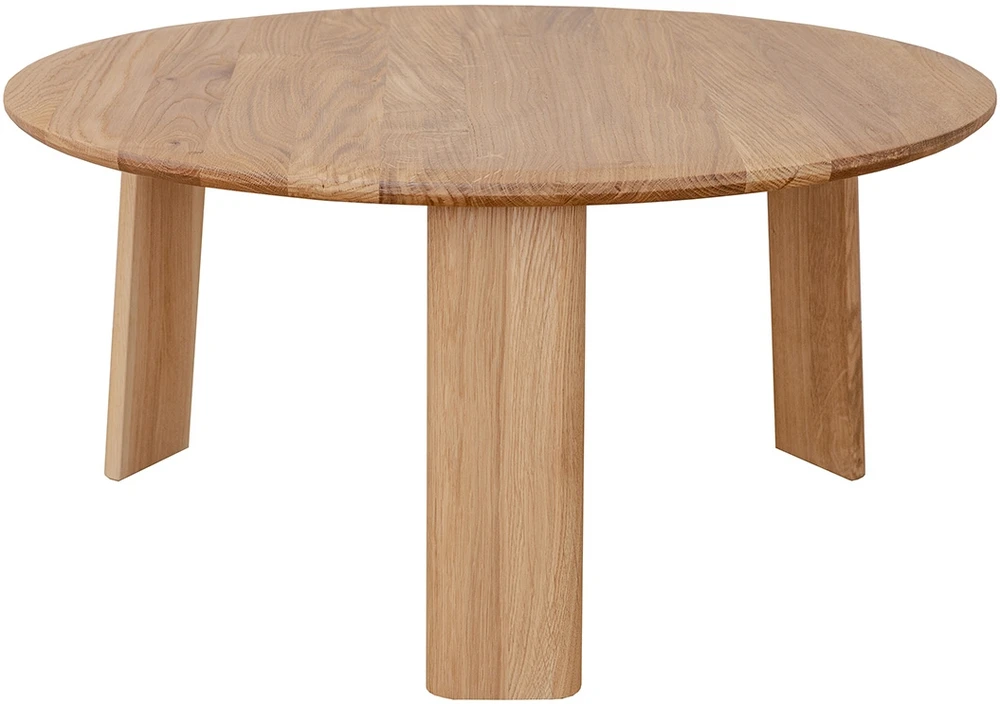Stolik kawowy okrągły dębowy 71 cm Monti