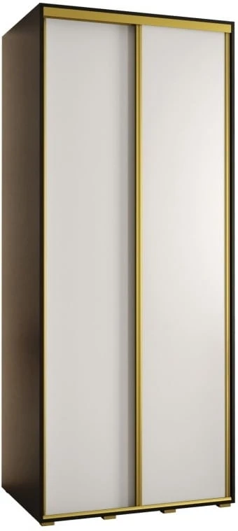 Šatní skříň s posuvnými dveřmi Davos 1 100, hloubka 60 cm
