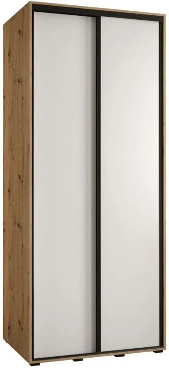 Šatní skříň s posuvnými dveřmi Davos 1 120, hloubka 60 cm