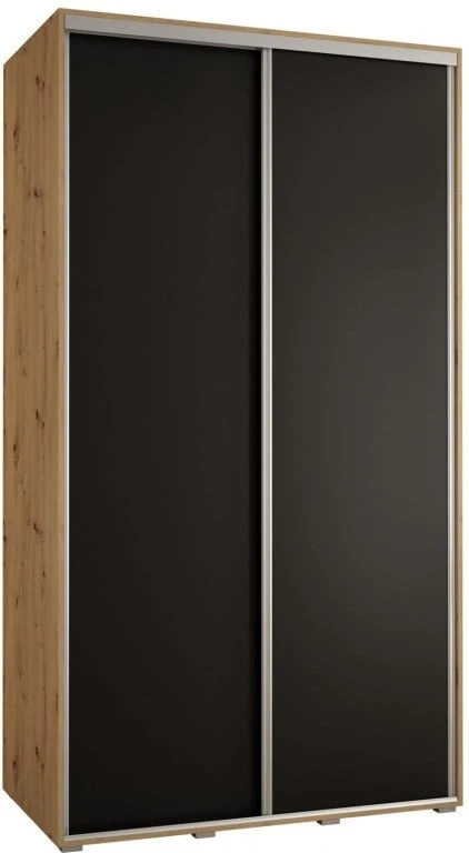 Šatní skříň s posuvnými dveřmi Davos 1 130, hloubka 60 cm