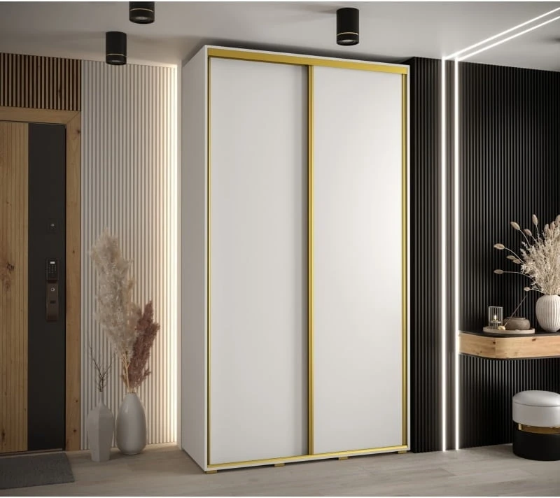 Šatní skříň s posuvnými dveřmi Davos 1 130, hloubka 45 cm